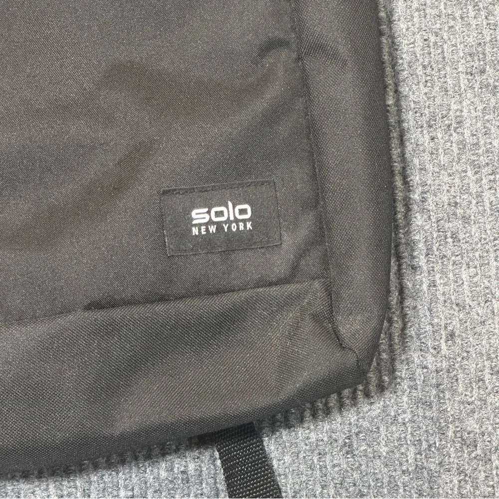 Solo New York Varsity Line Backpack Book Bag Lap Top Travel NAS710-4 Black